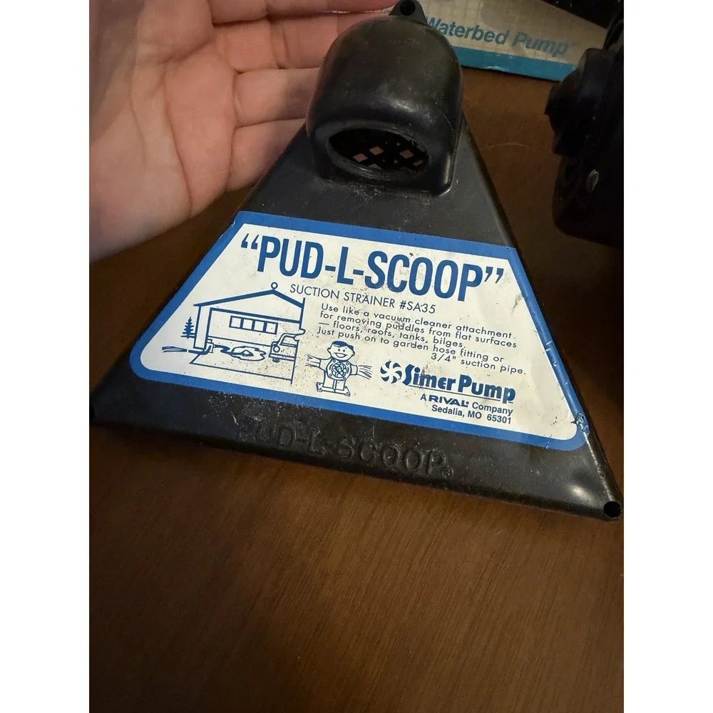 Simer Mini-Vac M40 Portable Utility Pump For Waterbeds And Multi Use